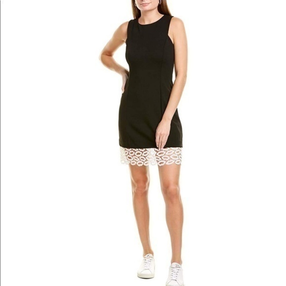 Betsy Johnson Sleeveless Lace trim Dress